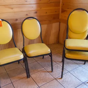 (4) Metal Chairs