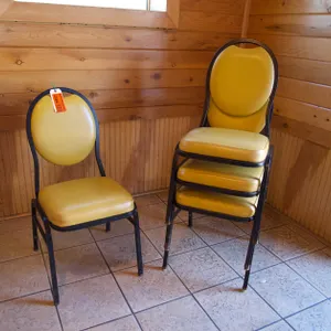 (4) Metal Chairs