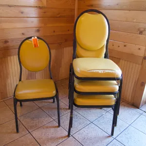 (4) Metal Chairs