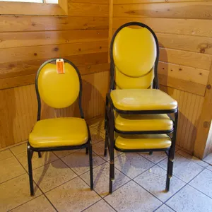 (4) Metal Chairs
