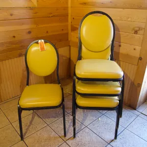 (4) Metal Chairs