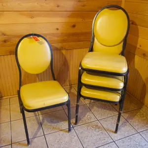 (4) Metal Chairs
