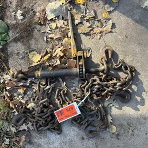 (2) Chains, Chain Binder and Hooks