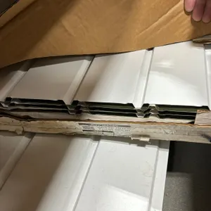 Box of 8' GAP Aluminum Off White Soffit