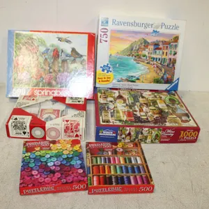 Puzzles & Poker Chips