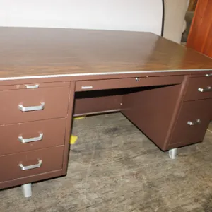 MCM Steelcase Metal Office Desk