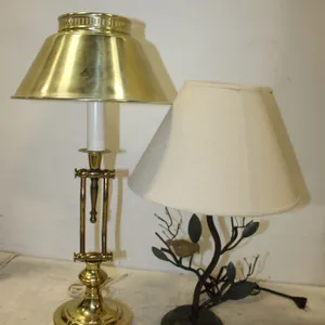 Brass Lamp & Bird Lamp