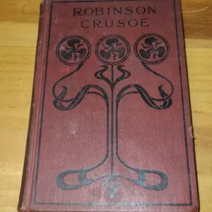 Robinson Crusoe W.B. Conkey Company Hardcover Book