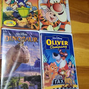 4 Disney and Nickelodeon VHS Movies, Tested