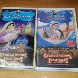 Greatest Heroes and Legends VHS: Nativity & Moses