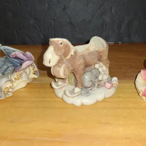 Harmony Kingdom Figurines Lot 3 Pieces England 2001 Signed
