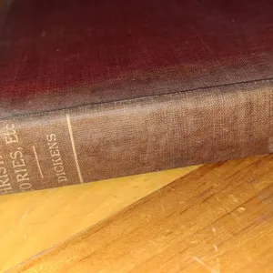 Christmas Stories by Dickens, Red Cloth Hardcover Book