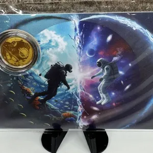 .999 Gold Astronaut & Diver 1/1000 Oz