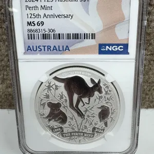 2024 P125 Australia $1 Perth Mint MS69 Coin