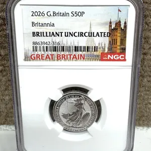 2026 Great Britain Britannia 50p Silver NGC