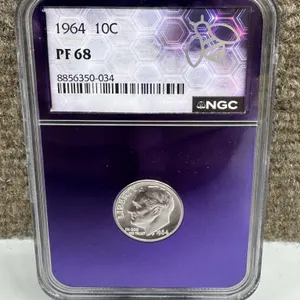 1964 Roosevelt Dime NGC PF 68 Proof Coin