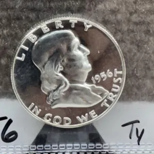1956 Franklin Half Dollar Proof Type 2