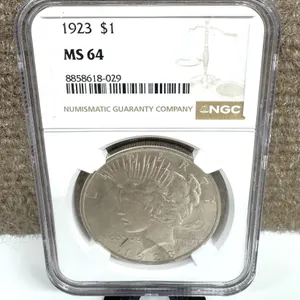 1923 Peace Dollar NGC MS64 Silver Coin