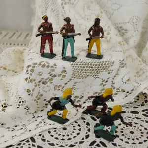 Hollow-cast Lead Native Americans