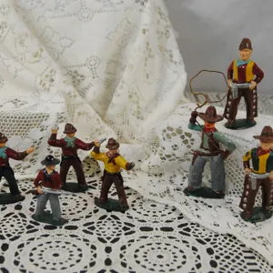 Hollow-cast Lead American Cowboys
