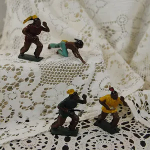 Hollow-cast Lead Native Americans