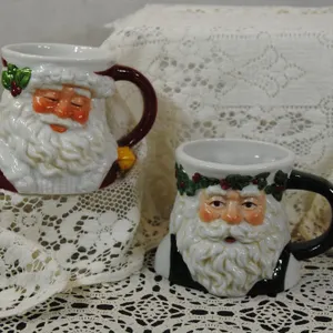 Vintage Santa Mugs