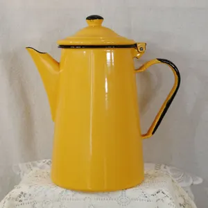Mustard Colored Enamelware