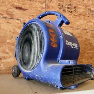 Shop Vac 3-Speed Low-Profile Heavy-Duty Air Mover On Wheels Model AM1800A 1/2HP, 5 Amp, 1800 CFM, Wo