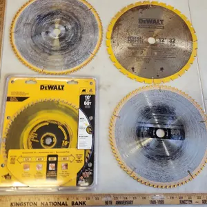 4 Dewalt Circular Saw Blades See Photos