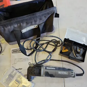 Rockwell Sonicrafter Oscillating Tool W/Bag & Accessories RK5121K , Works