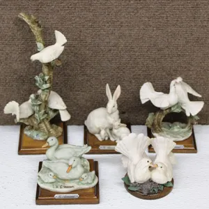 G. Armani Porcelain Animal Figurines, Set of 5