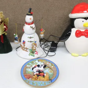 Holiday Figurines and Disney Collector Plate