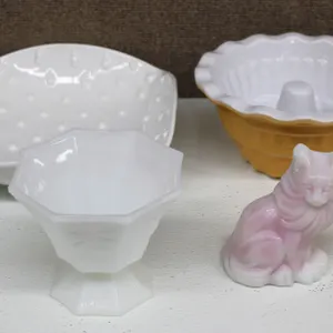 Italian Dish, French Mold, Glassware
