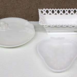 White Milk Glass Dishes