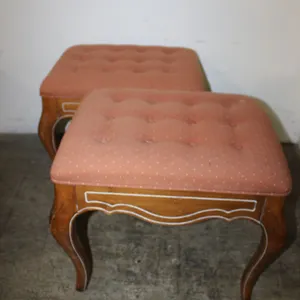 French Provincial Upholstered Stools