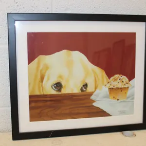 H. Lani Johnson Dog & Muffin Print