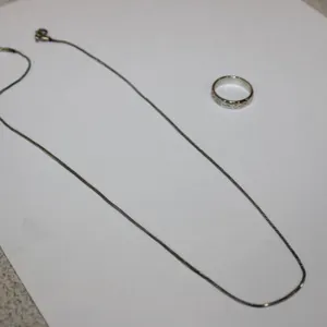 Sterling Silver Necklace & Ring