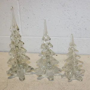 Glass Christmas Trees