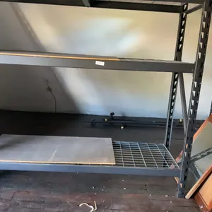 Industrial Shelving unit with wire rack ￼