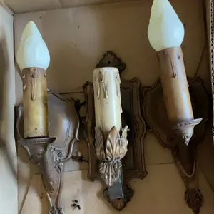 Antique wall sconces ￼