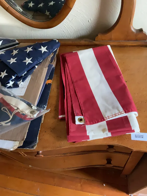 American flags