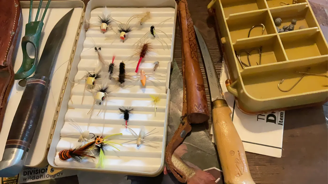 Tackle box and contents