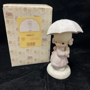 Precious Moments April Porcelain Figurine Enesco 110027