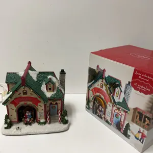 St. Nicholas Square Illuminated Santa's Workshop House