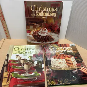 Christmas With Southern Living Books 2002 2003 2006 Set
