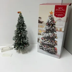 St. Nicholas Square Lighted Christmas Tree with Box