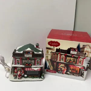 St. Nicholas Square Santa's Toy Chest Lighted Building