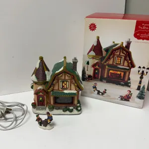 St. Nicholas Square Toy Shop Village Set with Accessories