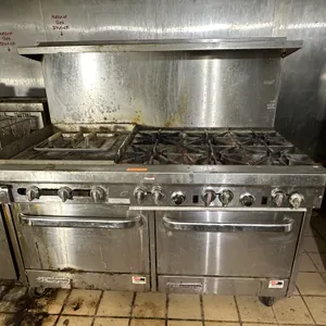 Commercial grill range combo