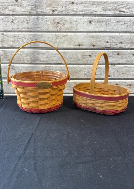 Longaberger 2002 Woven Memories Basket Set